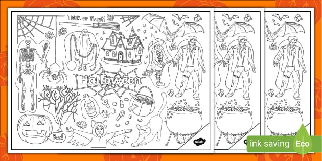 Halloween Doodle Page | Expressive Arts | CfE | Twinkl