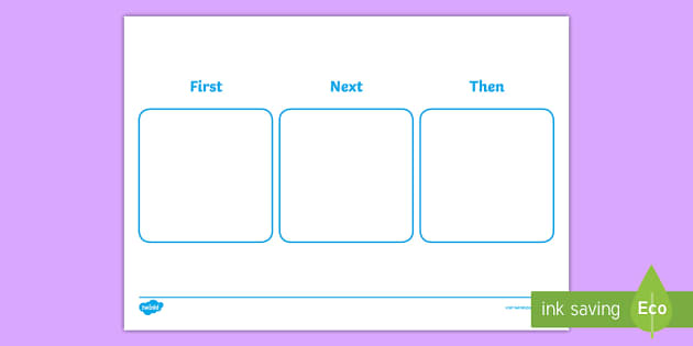 First Next Then Visual Aid (nauczyciel wykonał) - Twinkl