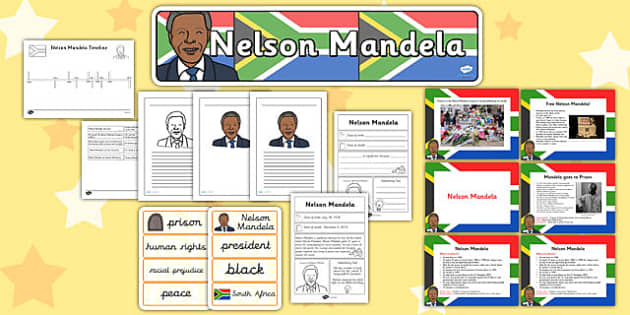 Nelson Mandela Resource Pack KS2 - nelson mandela, pack, ks2