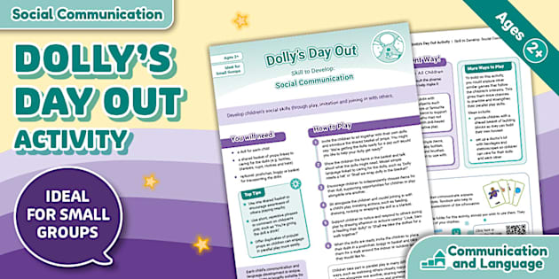 EYFS Parallel Play Activity: Dolly's Day Out Communication and Language ...