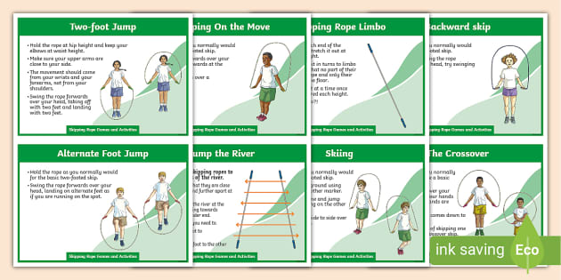 Skipping Activity Pack Skipping Rope Games and Activities