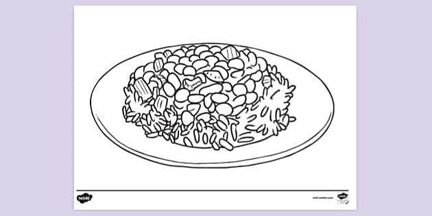 coffee bean coloring pages
