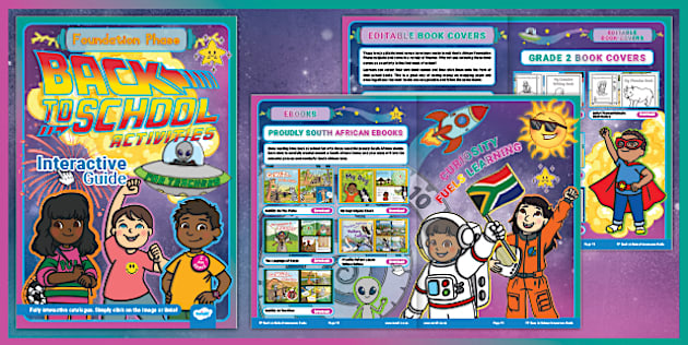 FREE! - Back to School Activities Interactive Guide for Foundation Phase