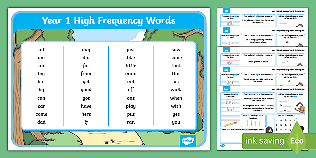 Sight Word Flash Cards - Oxford Word List 1 to 100 — Resourcing Time