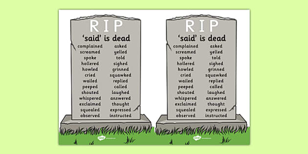 said-is-dead-a5-teacher-made-twinkl