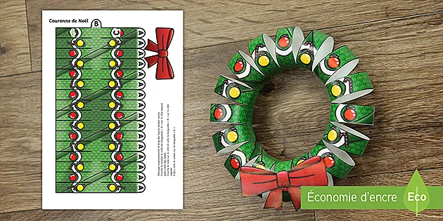 Set guirlande en papier Noël - Créalia - Plastique créatif - Supports de  dessin et coloriage