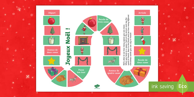 French Christmas Vocabulary game