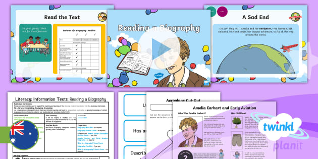Planit English Year 2 Explorers Up And Amelia Earhart Information Texts 1