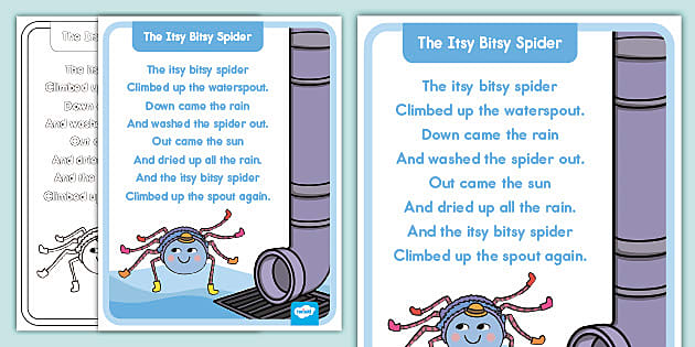 Itsy Bitsy Spider - Wincy Wincy Spider Song & Other Nursery Rhymes