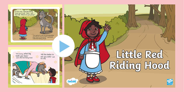 uformel tømmerflåde I de fleste tilfælde Little Red Riding Hood Short Story PowerPoint | Twinkl
