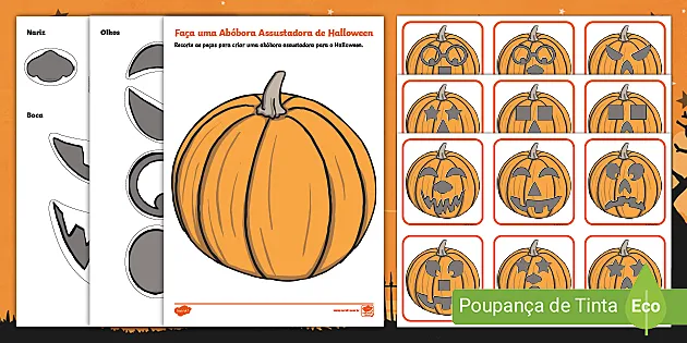 Como desenhar uma abóbora de Halloween é uma lição passo a passo.