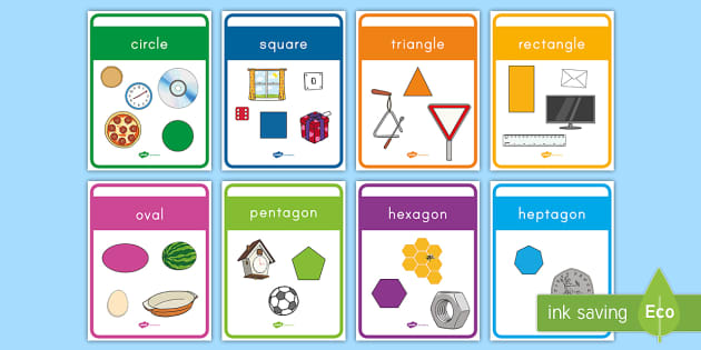 2D Shape Posters Portuguese (professor feito) - Twinkl