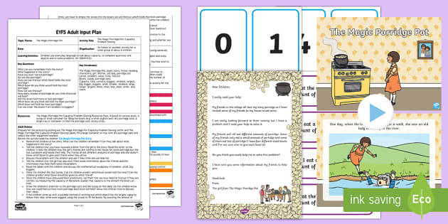 capacity problem solving eyfs