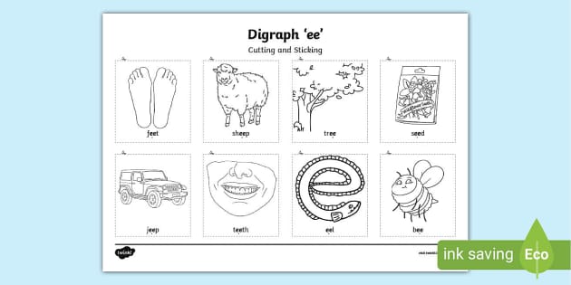 Digraph 'ee' Activity Sheet - Twinkl