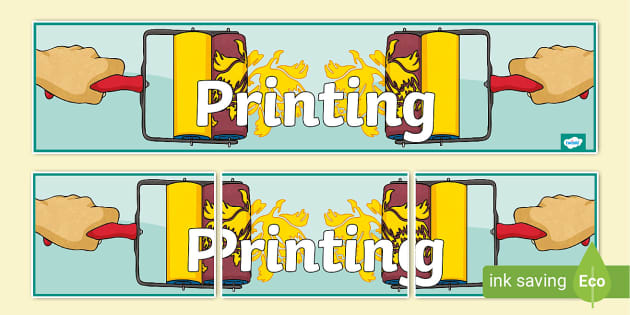 Printing Display Banner (teacher Made) - Twinkl