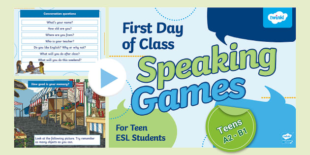ESL Games and Activities for Kids & Teens