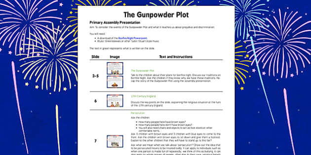 Bonfire Night Assembly Script (teacher made) - Twinkl