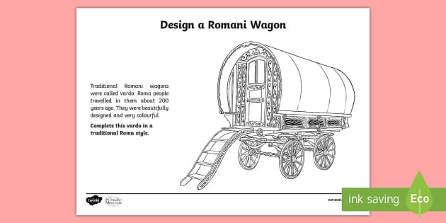 FREE! - Design a Romani Caravan Worksheet / Worksheet