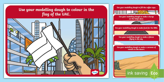 Uae Modelling Dough Mats Teacher Made Twinkl