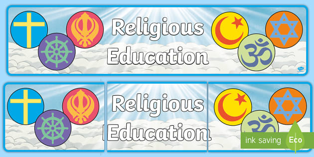 👉 Religious Education Display Banner (teacher made)