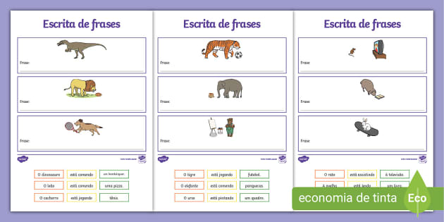 Leitura de frass - Recursos de ensino