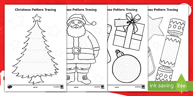christmas ornament patterns to trace