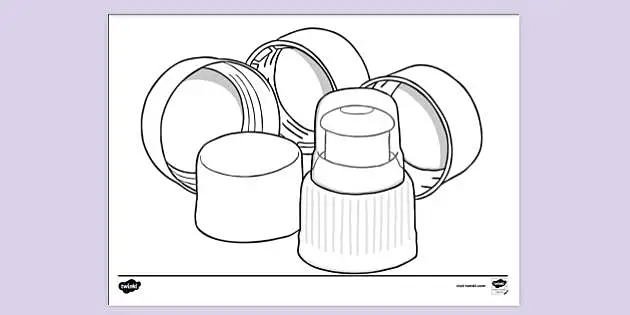 Set iron beer bottle cap Five angles Sketch  Stock Illustration  91678368  PIXTA