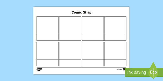 Comic Strip Worksheet - Primary Resource