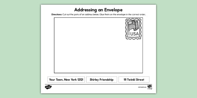 Writing an online envelope