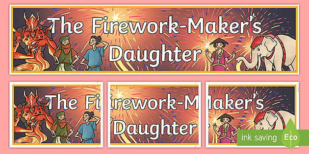 Free The Firework Makers Daughter Display Banner