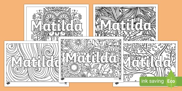 Matilda – The Pencil Test