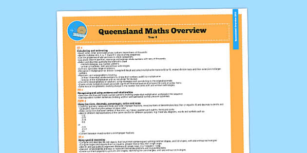free-queensland-curriculum-year-4-english-maths-numeracy-syllabus