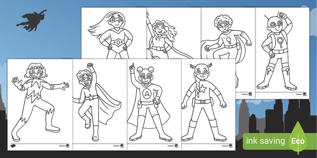 superheroes coloring pages vcop superheroes coloring pages