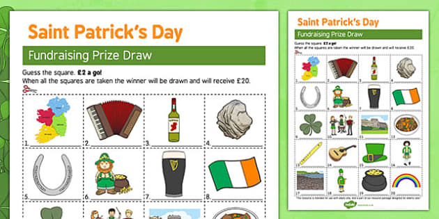 Care Home St. Patrick's Day Fundraising (teacher made)