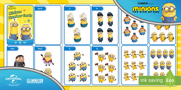 all count bleck minions names