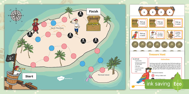 Pirate Board Game Download pdf For Kids