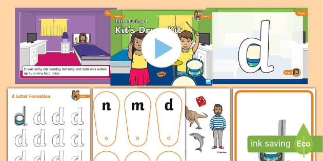 Free Twinkl Phonics Phase 2 Lesson Pack 'd' Week 2 Lesson 4