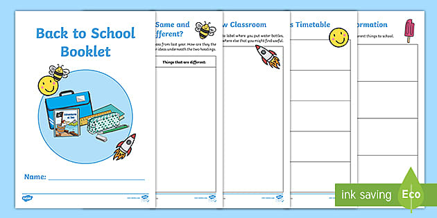 KS1 Back to School Activity Booklet | Teaching Resources