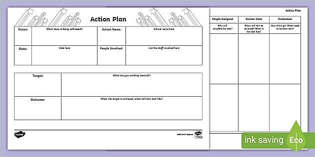 action plan template