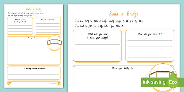 Build A Bridge Activity (teacher Made) - Twinkl