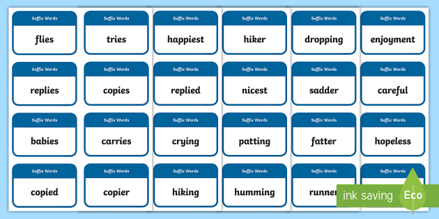 Year 2 Suffix Words Flashcards Teacher Made Year 2 Suffix Words Flashcards Teacher Made