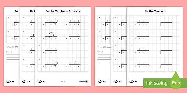 differentiated short division ks2 worksheets teacher made