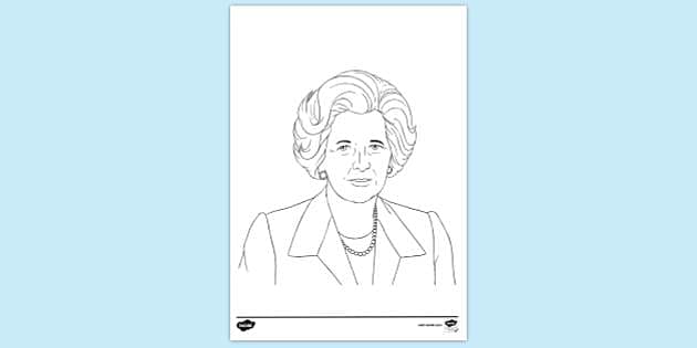 Margaret Thatcher British Prime Minister Portrait Stock Illustration  1189714711 | Shutterstock