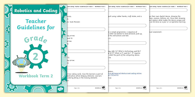 Robotics and Coding – Grade 2 Term 2 Teacher Guidelines