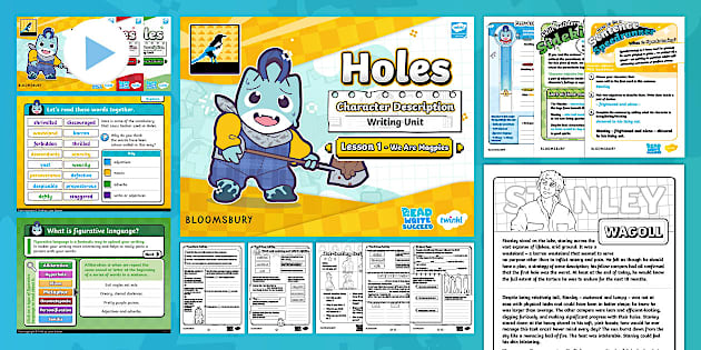 FREE! - Holes Character Description Writing Unit Pack [UKS2]