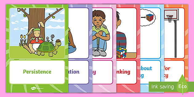 16 Dispositions for Learning Consolidated A4 Display Poster