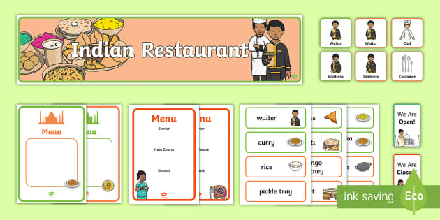 Restaurant Role Play Children's Menu (Teacher-Made) - Twinkl