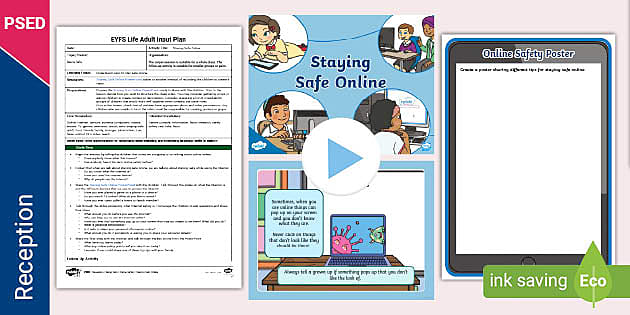 PSED Staying Safe Online Adult Input Plan And Resource Pack