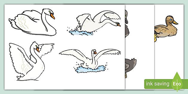 The Ugly Duckling Stick Puppets teacher Made Twinkl