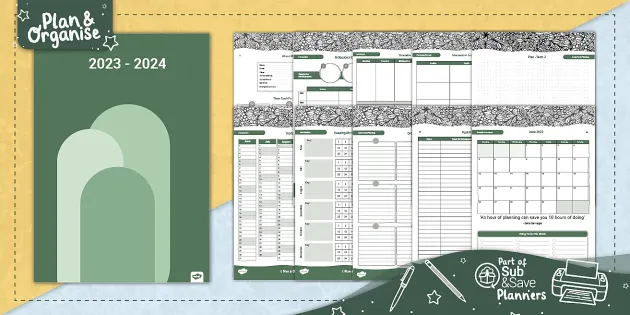 NEW * 2024 Teacher Planner